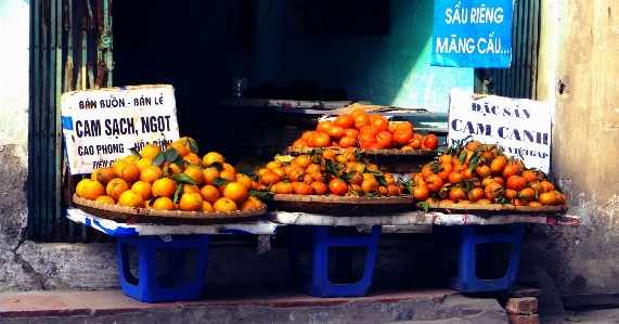 City food vendor produce Photo