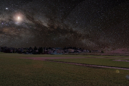 Foto Cielo noche casa estrella