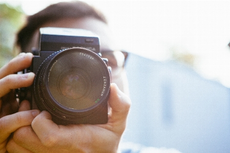 Hand outdoor camera photography Photo