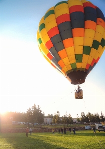 Foto Exterior gente luz de sol globo