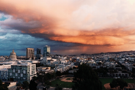 Horizon cloud sky sunrise Photo