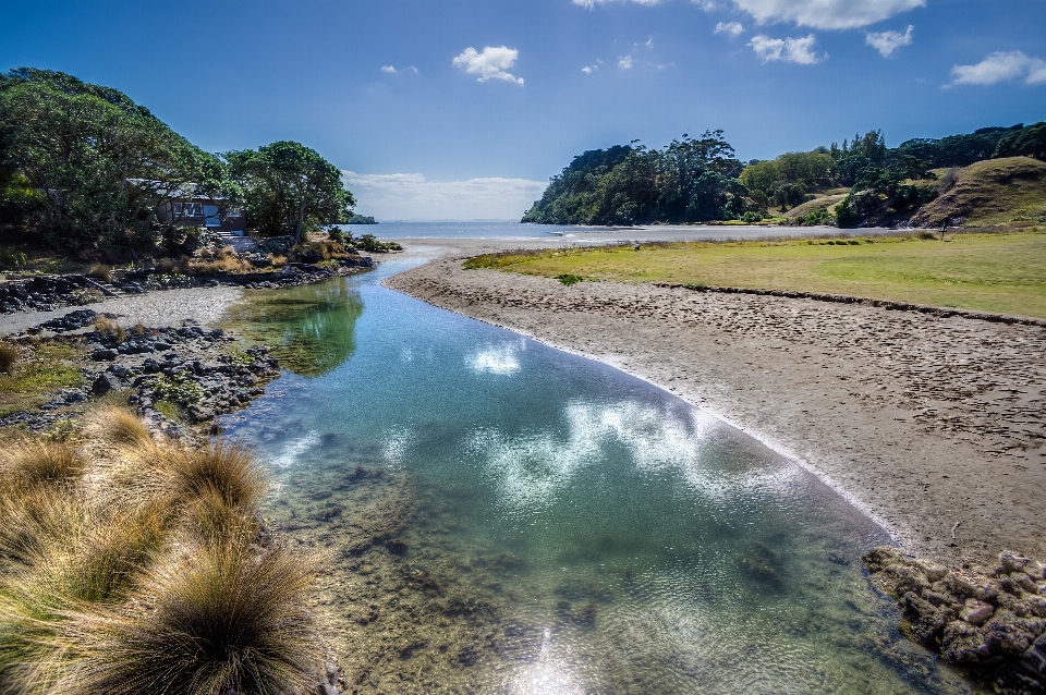 Plage paysage mer côte