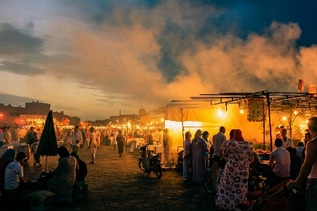 Outdoor people sky sunset Photo