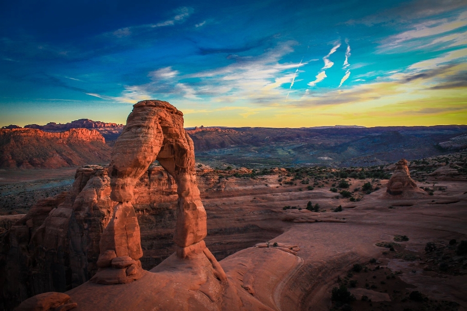 Landscape rock mountain cloud