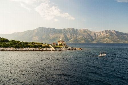 Sea coast water mountain Photo