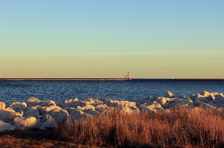 Beach landscape sea coast Photo