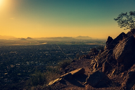 Landscape nature rock horizon Photo