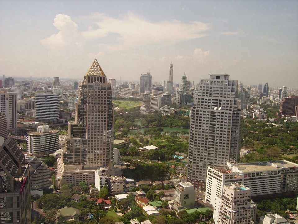 Cakrawala kaki langit kota gedung pencakar