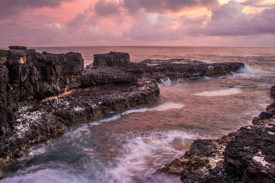 Praia paisagem mar costa