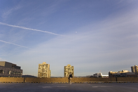 Horizon person cloud sky Photo