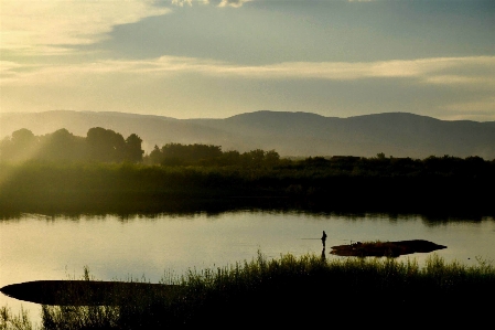 Landscape nature marsh cloud Photo