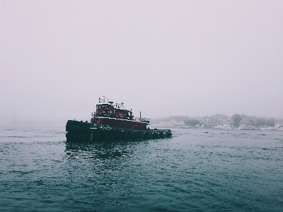 Sea water ocean fog Photo