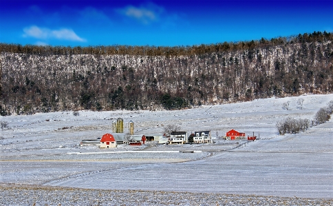 Landscape mountain snow winter Photo