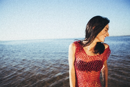 ビーチ 海 海洋 人 写真