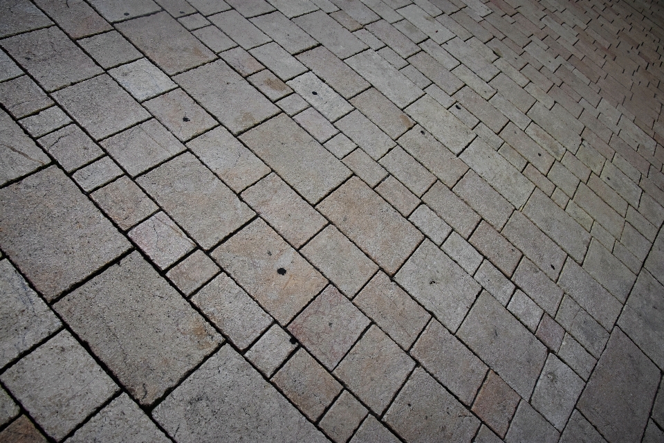 Sidewalk floor roof cobblestone