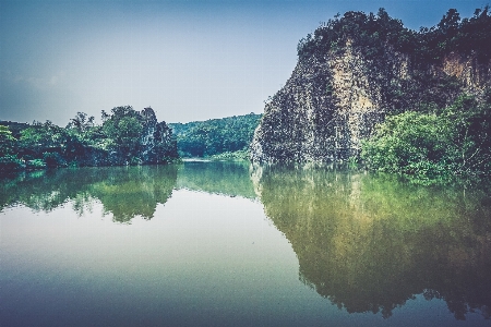 Landschaft meer baum wasser Foto