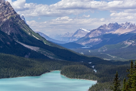 Wilderness mountain lake valley Photo