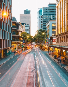 Pedestrian road skyline traffic Photo