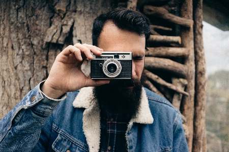 Foto Pria orang kamera fotografi