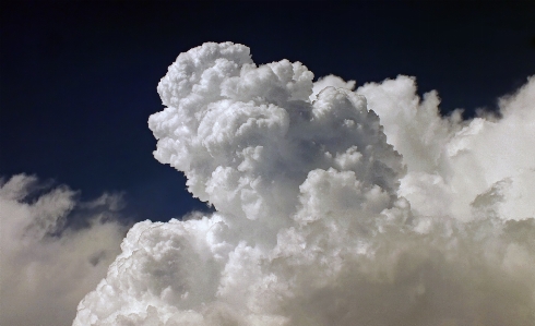 Foto Awan langit suasana musim panas