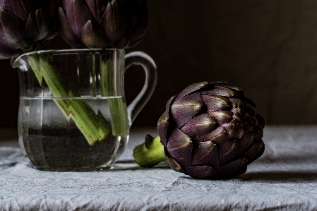 Foto Acqua pianta fiore bicchiere