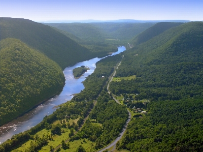 Landscape coast mountain hill Photo