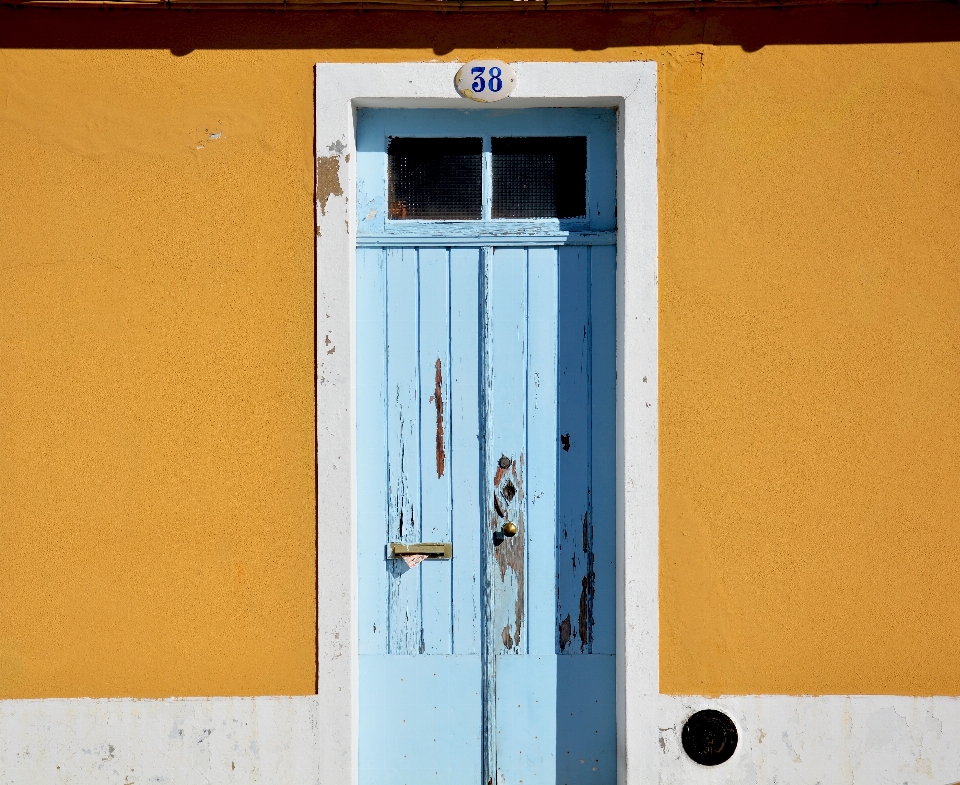 Wood white house window