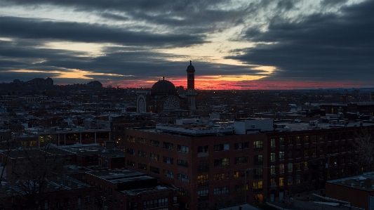 Horizon cloud sky sunrise Photo