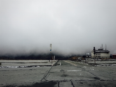 Sea horizon snow cloud Photo