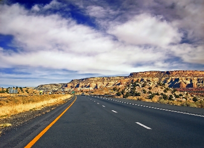 Landscape coast horizon mountain Photo