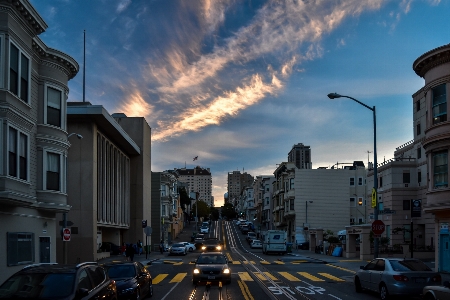 Architecture sky sunset road Photo