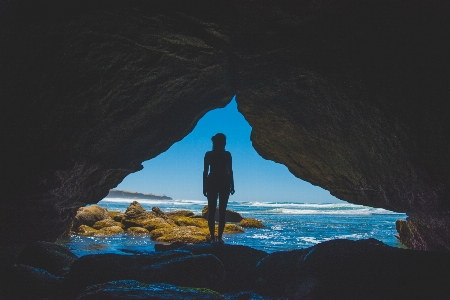 Sea coast water rock Photo