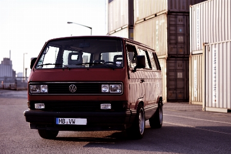 Auto volkswagen
 lieferwagen fahrzeug Foto