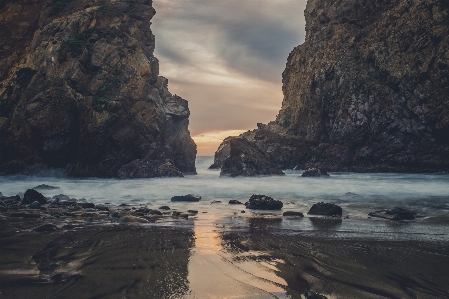 Beach landscape sea coast Photo