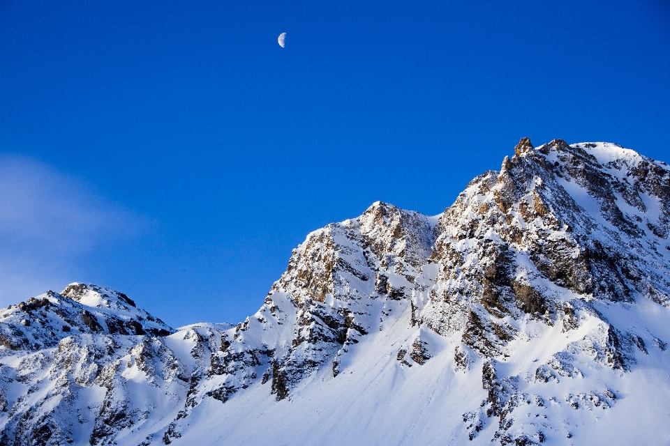 Montaña nieve invierno cielo