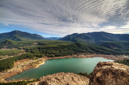 Landscape water wilderness mountain Photo