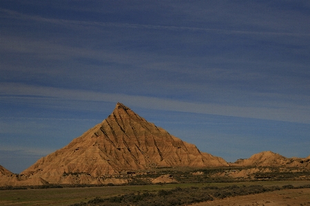 Foto Lanskap pasir rock cakrawala