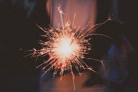 Light flower sparkler firework Photo