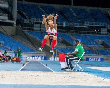 Jumping sports athletics sprint Photo