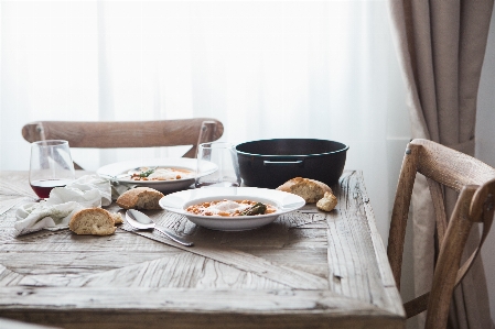 Photo Tableau bois pot repas