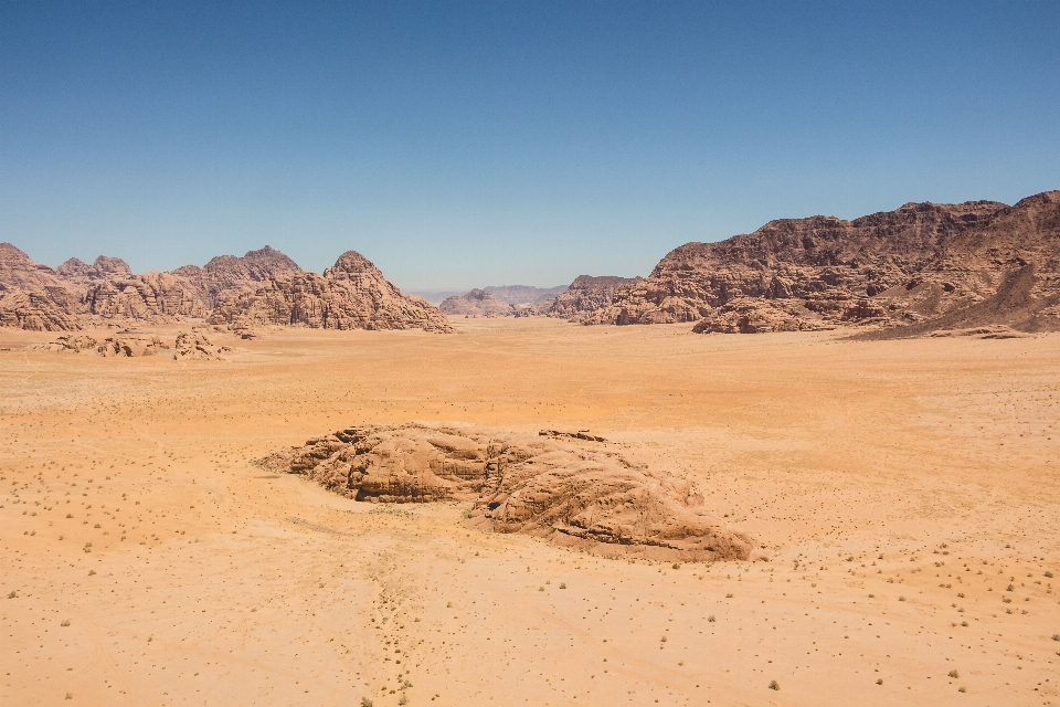 Landscape sand arid desert