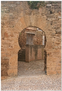 Architecture wood wall arch Photo