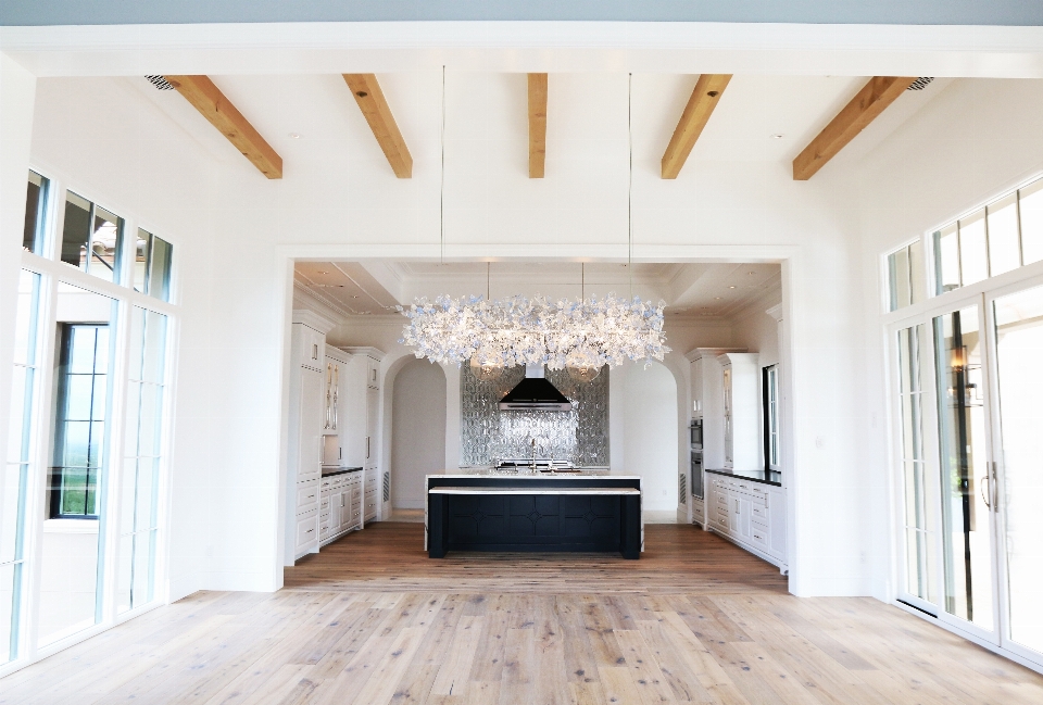 Wood mansion floor home