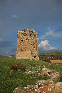 Landscape rock monument tower Photo