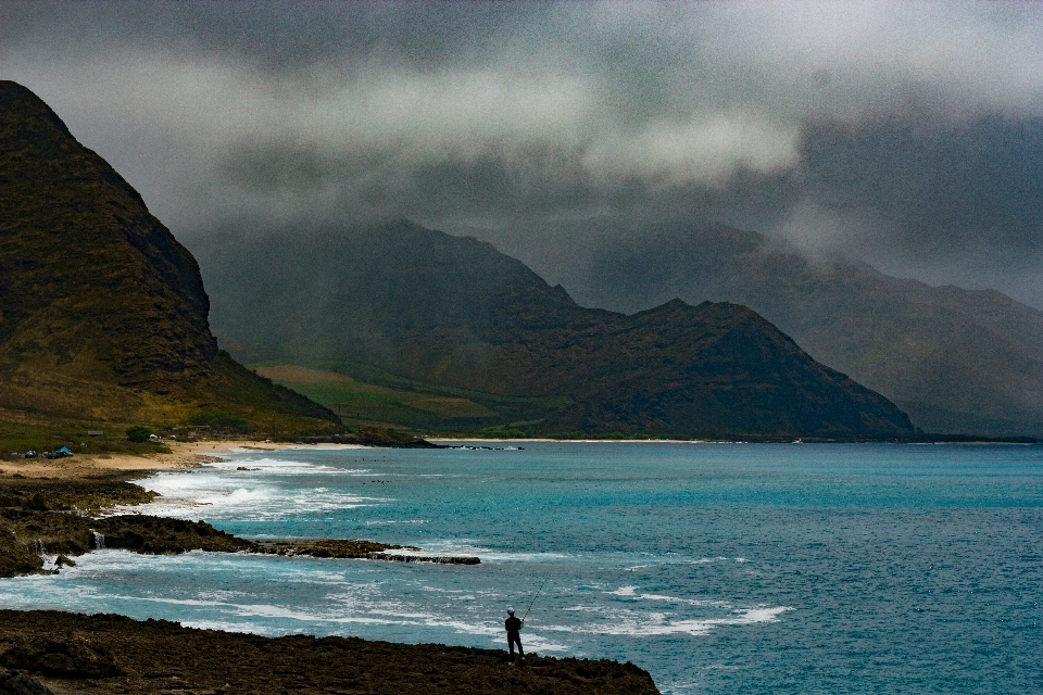 Beach landscape sea coast