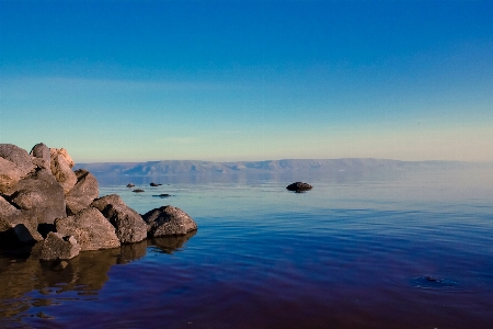 Meer küste wasser rock Foto