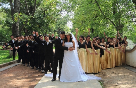 Wedding bride groom ceremony Photo