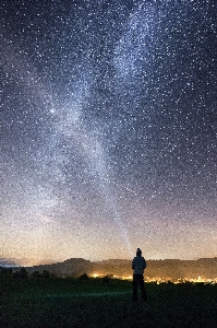 Himmel nacht stern milchstraße
 Foto