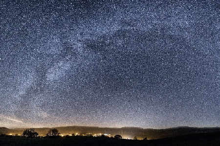 Landschaft himmel nacht stern Foto