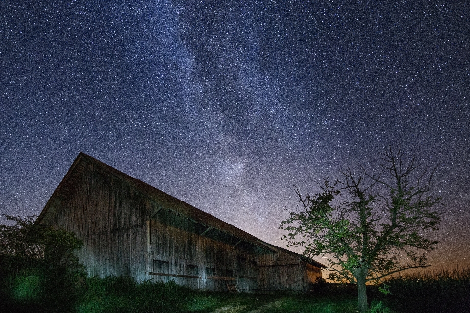 風景 空 夜 星